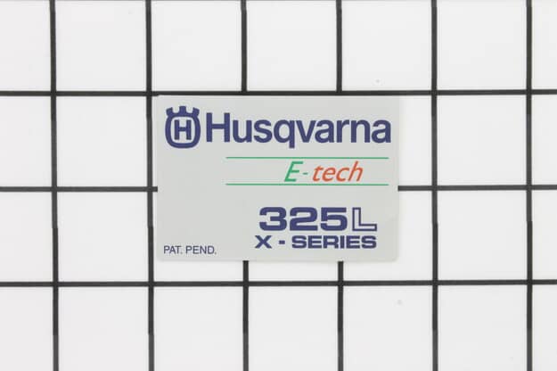 Husqvarna Power Equipment Identification Decal - 503979827