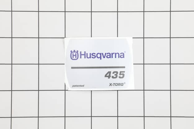 Husqvarna Recoil Starter Housing Identification Label - 504546801