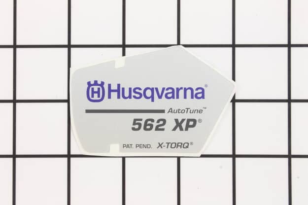 Husqvarna Model Identification and Safety Decal - 523035605