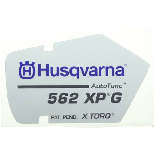 Husqvarna Equipment Safety Warning Label - 523035606