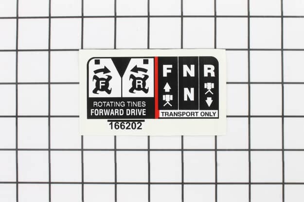 Husqvarna Decal Shift Indicator - 532166202