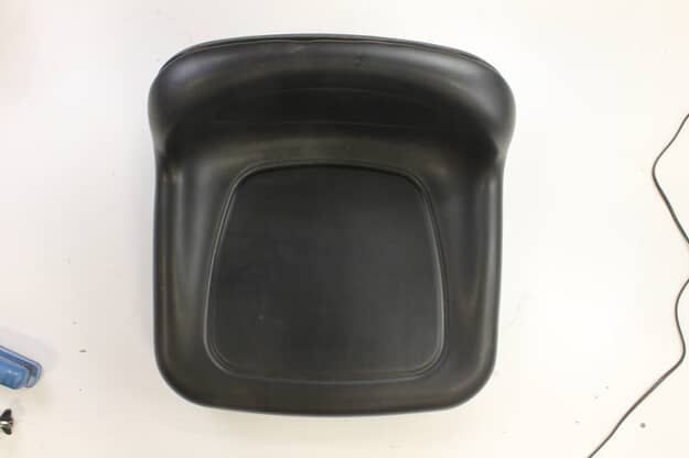 Husqvarna Black Vinyl High-Back Replacement Seat - 532401042