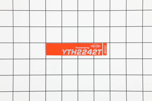 Husqvarna Decal Hood Panel Sd - 532403527