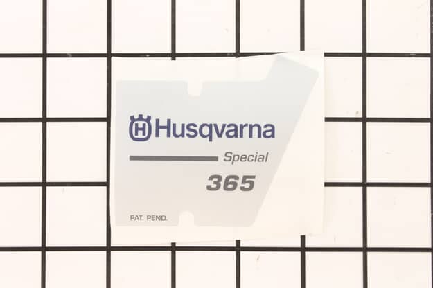 Husqvarna Chainsaw Decal - 537230203