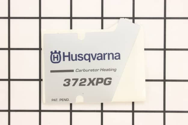 Husqvarna 372Xpg Decal - 537230206