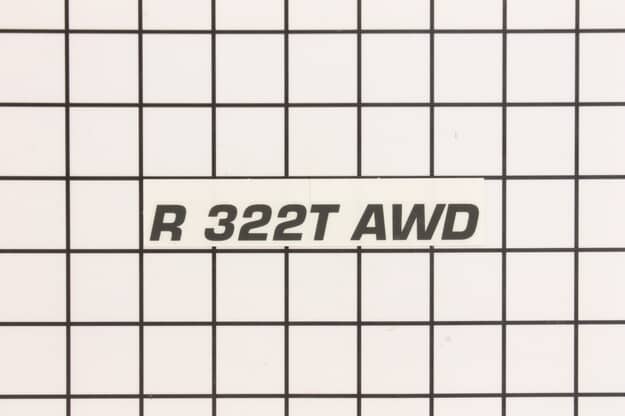 Husqvarna Power Equipment Model Decal - 537345204