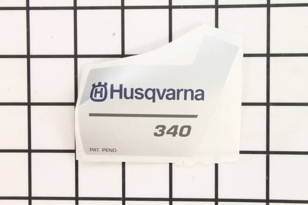 Husqvarna Equipment Model Identification Decal - 537370501