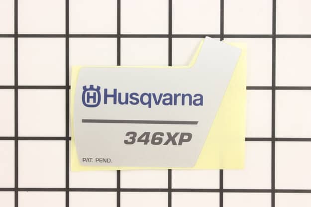 Husqvarna Chainsaw Equipment Decal - 537370504