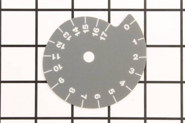 Husqvarna Spreader System Seed Dial Decal - 540200141
