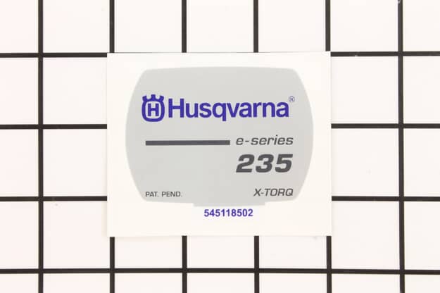 Husqvarna Decal 235E - 545118502