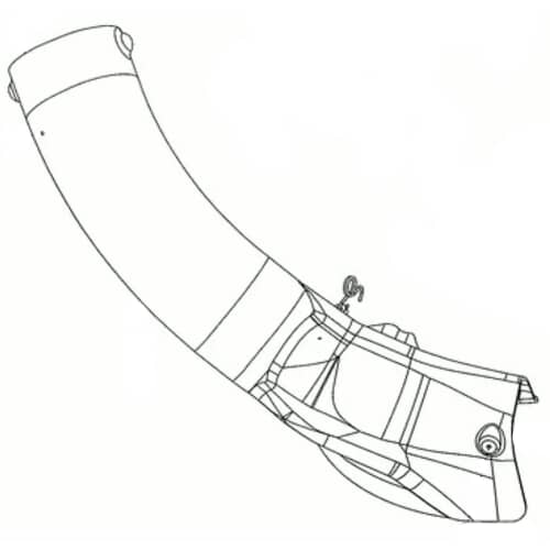 Husqvarna Lawn Mower Lower Chute - 573975801