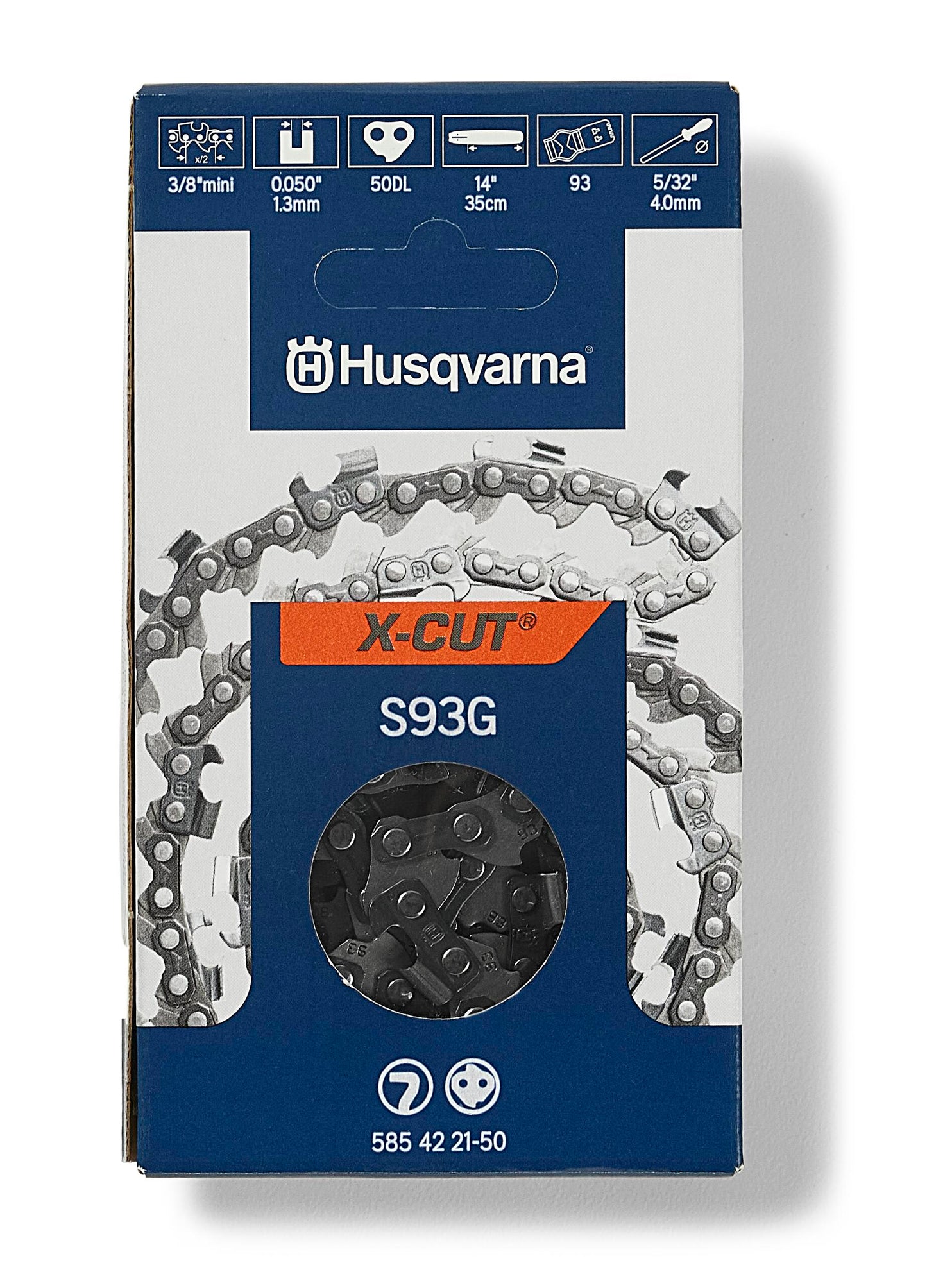 Husqvarna 14-Inch Chn S93G 3/8 Min .050 - 585422150