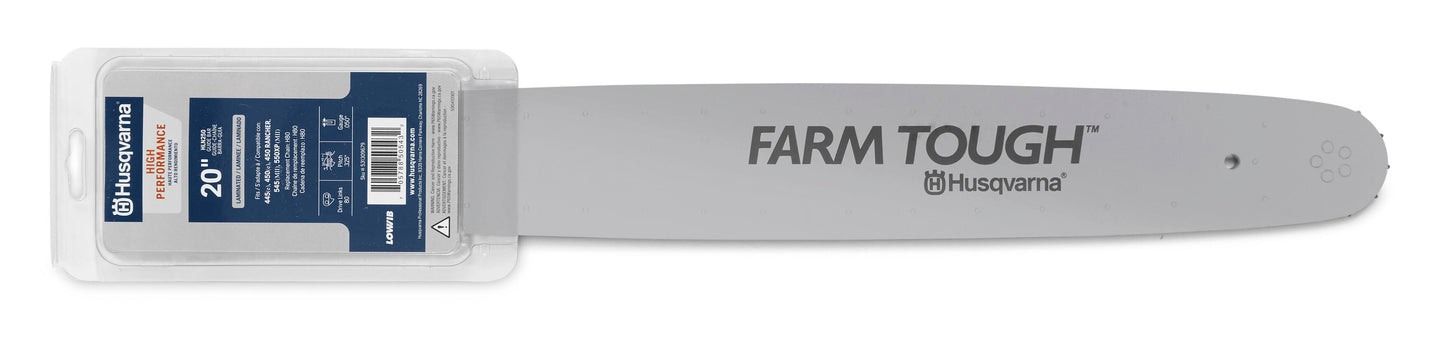 Husqvarna 24-inch HLN250-80 Professional Solid Steel Guide Bar - 531309679