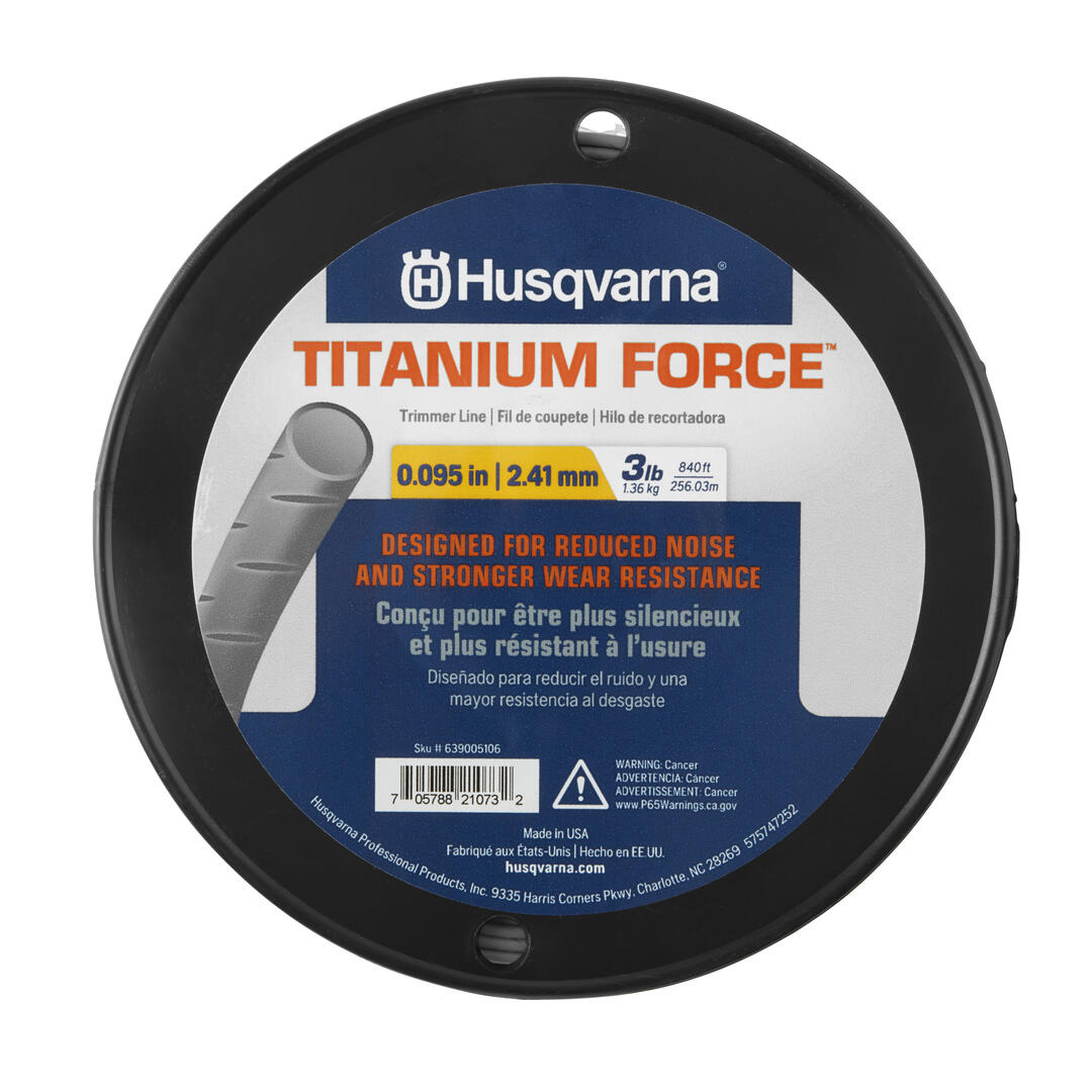Husqvarna Titanium Trimmer Line (.095-in x 840-ft) - 639005106