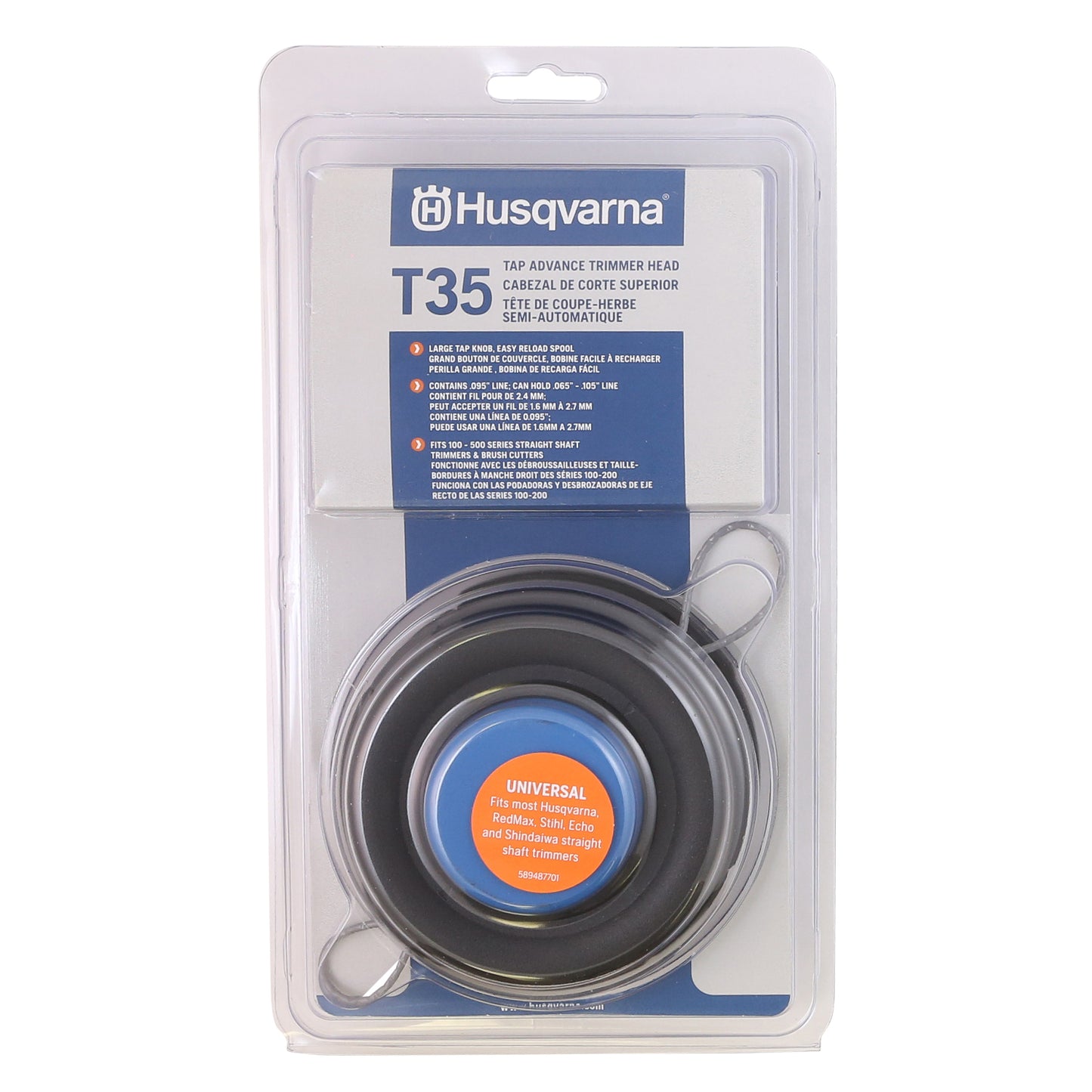 Husqvarna String Trimmer Trimmer Head and Clamshell - 537388101