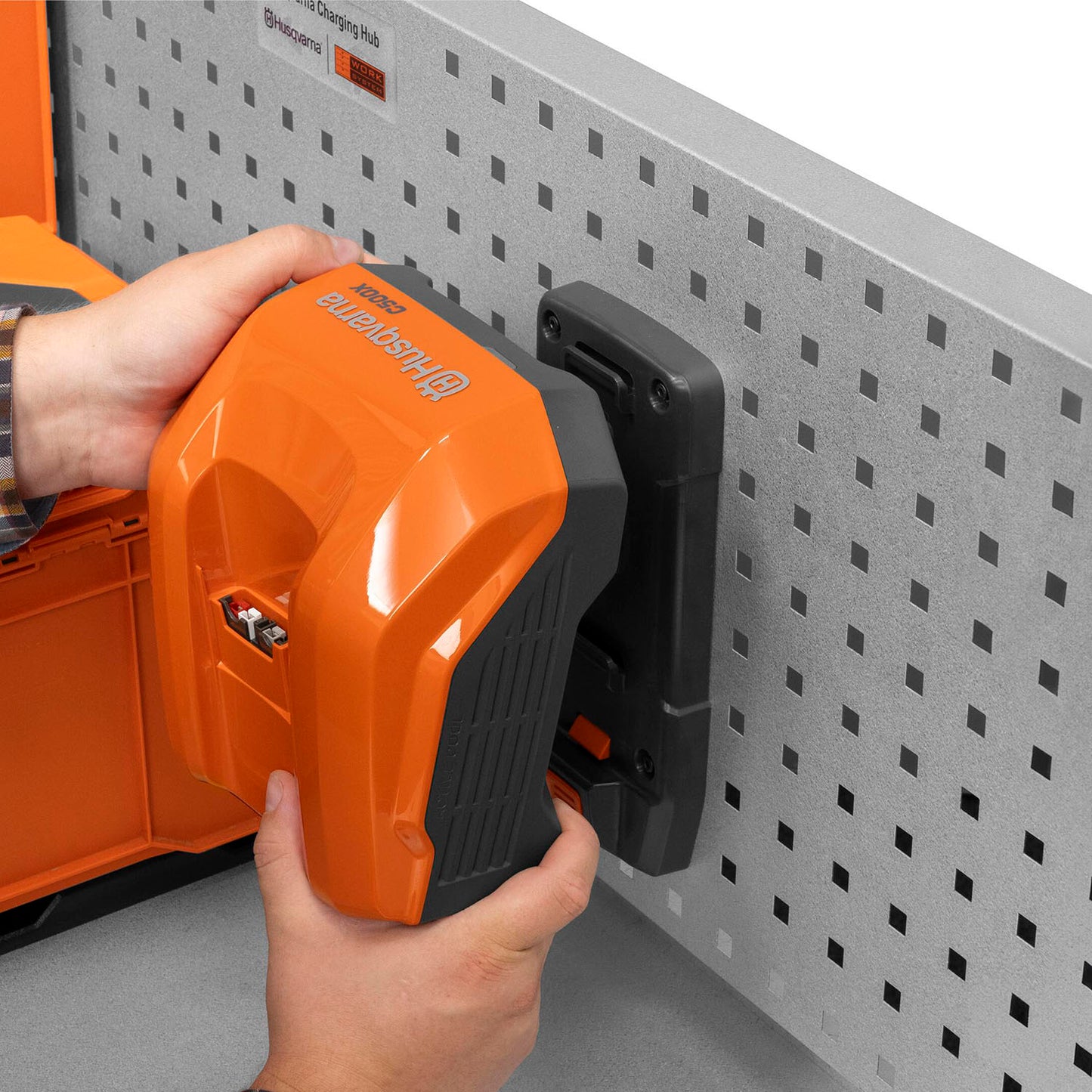 Husqvarna 40C Battery Charger Wall Mount - 546487602