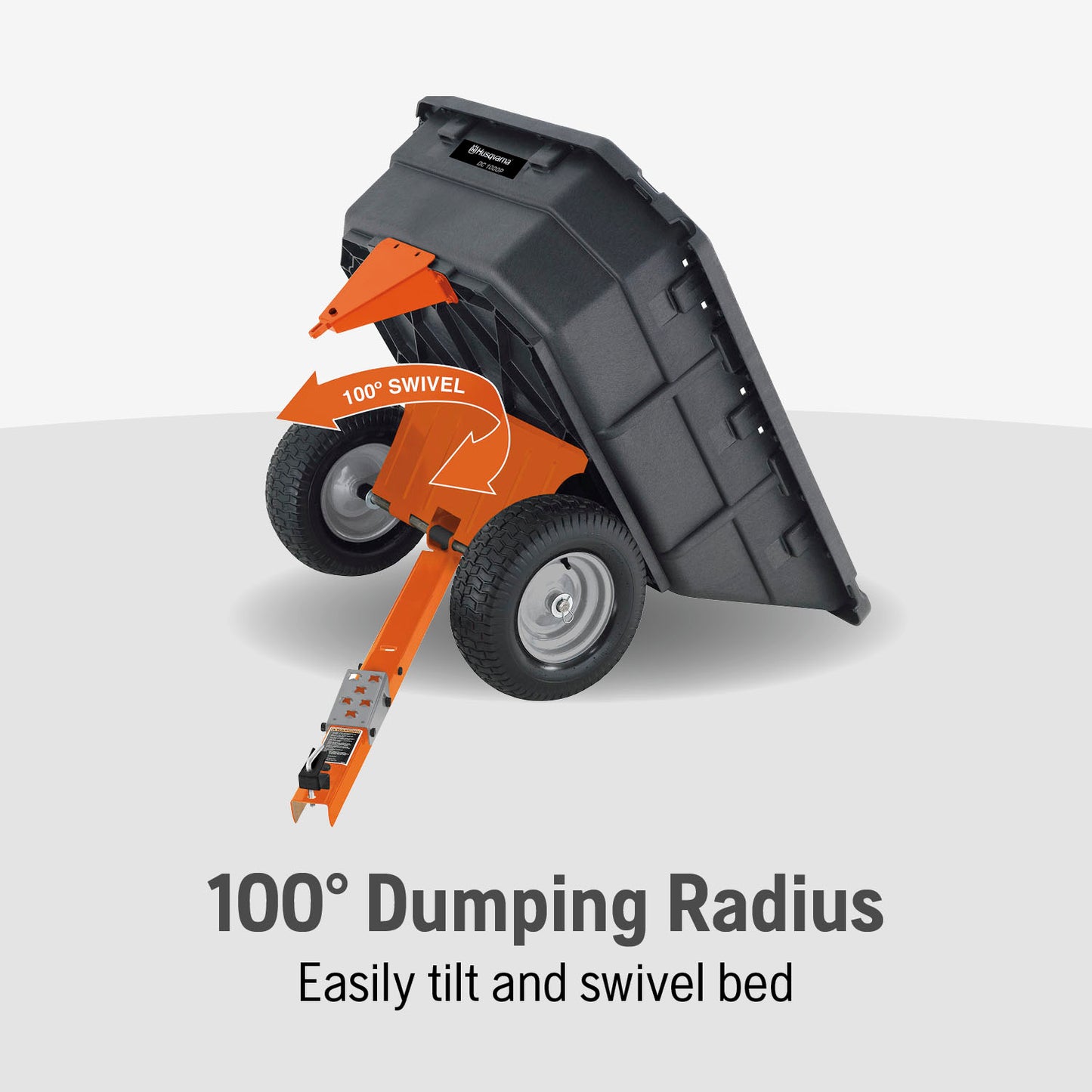 Husqvarna Lawn Tractor Poly Swivel Dumpcart - 584401901