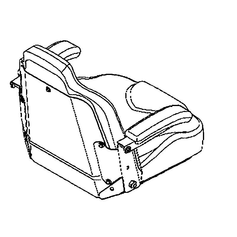 Husqvarna Zero-Turn Mower Premium Contoured Seat Assembly - 590337305