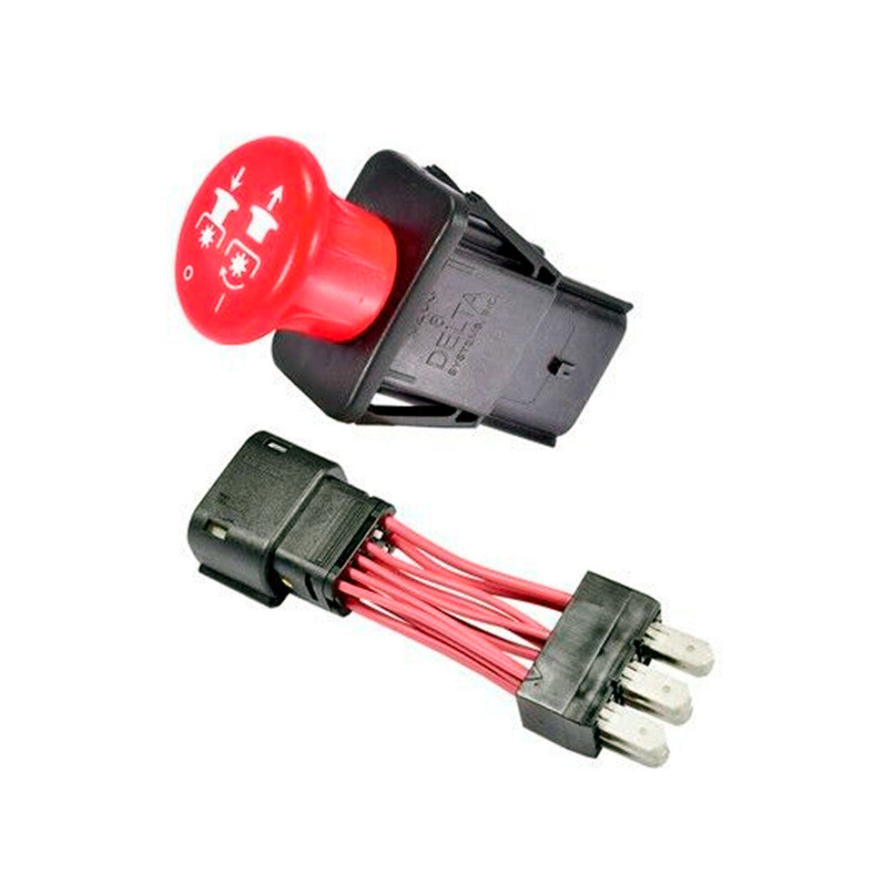 Husqvarna Zero-Turn Mower 10A Push-Pull PTO Blade Engagement Switch Kit - 597520401