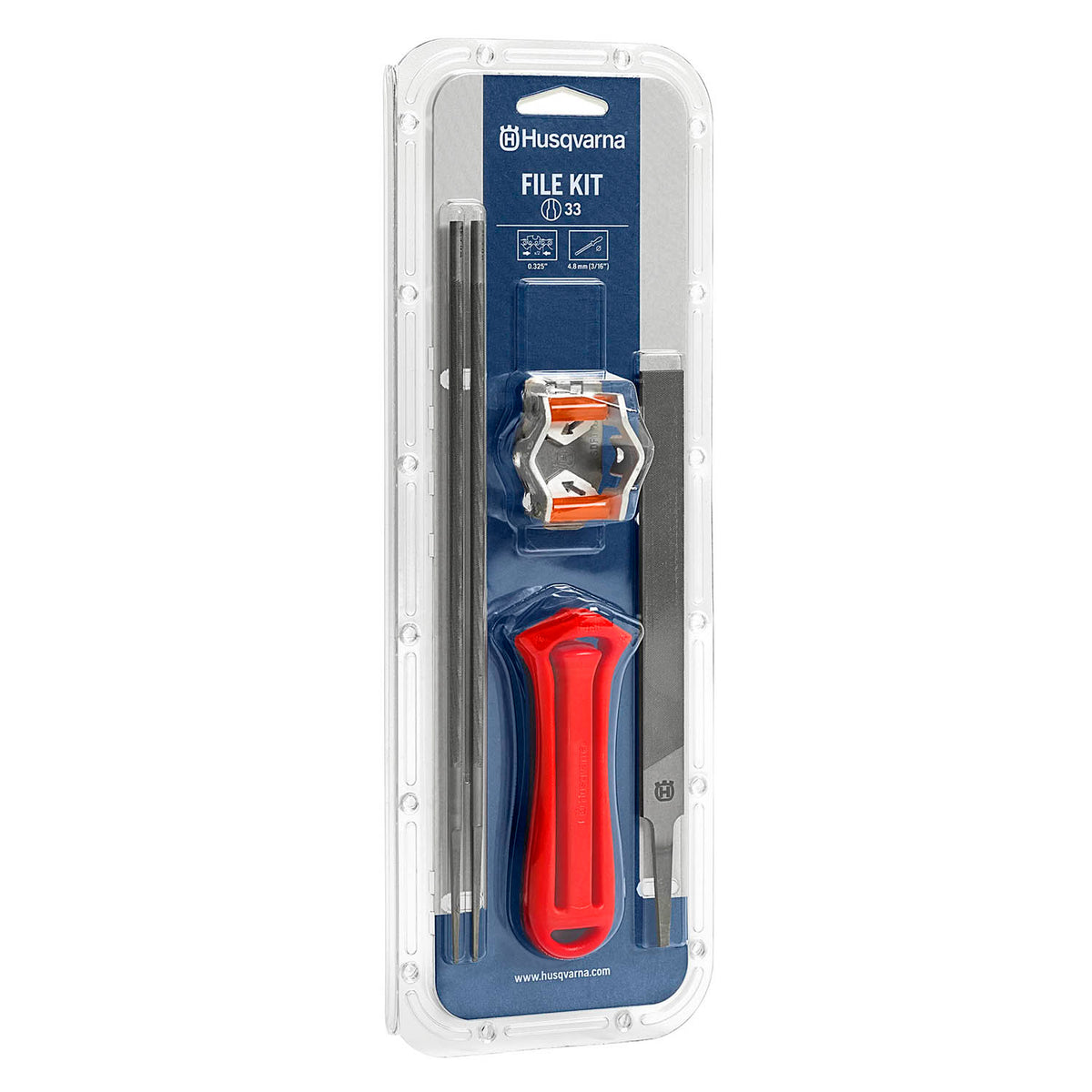 Husqvarna Chainsaw File Kit for .325" Pitch Chainsaw Chains, H21, H22, H23, H25, H26