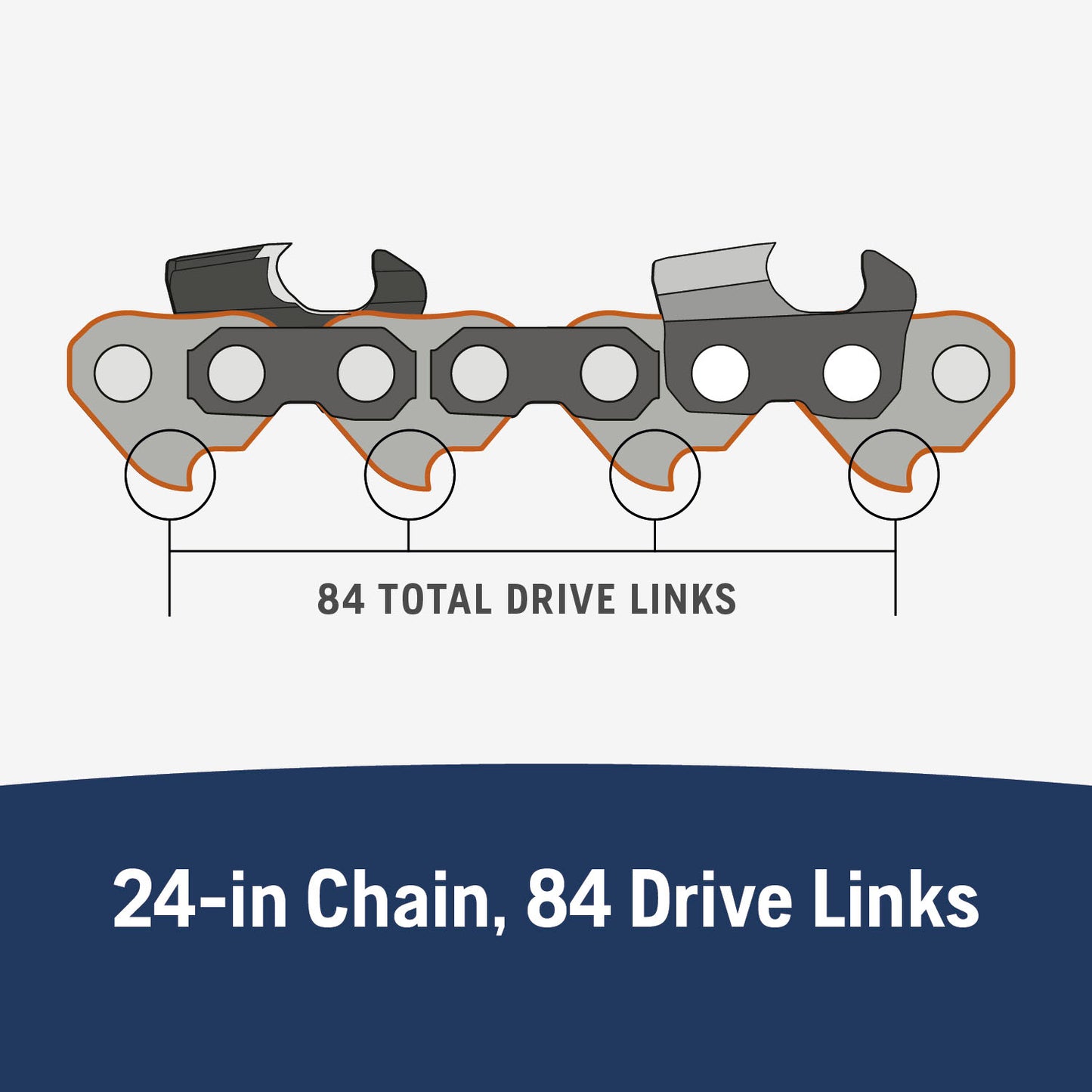 Husqvarna Chainsaw 24-Inch S83G 3/8-Inch Chain - 585639084