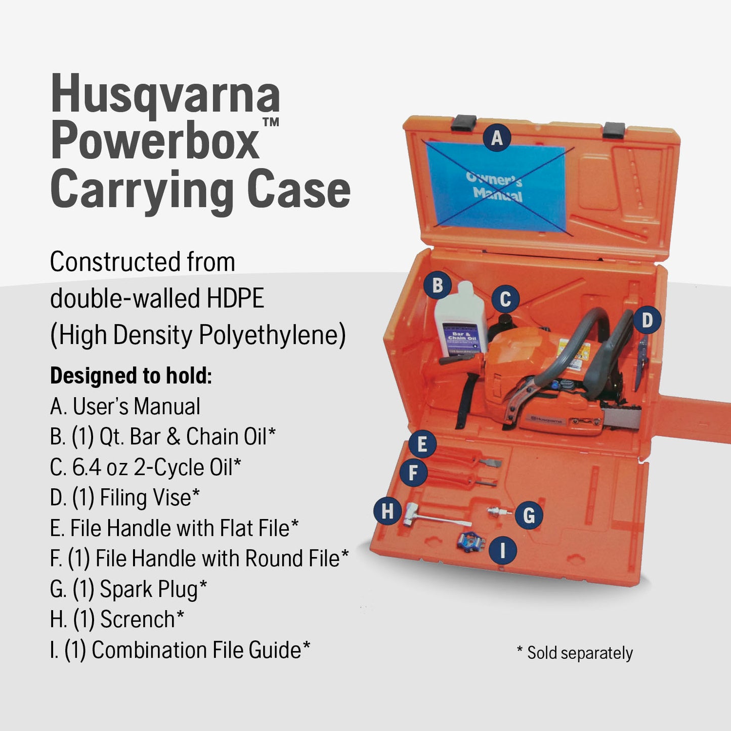 Husqvarna Chainsaw Storage Powerbox Case - 531300835