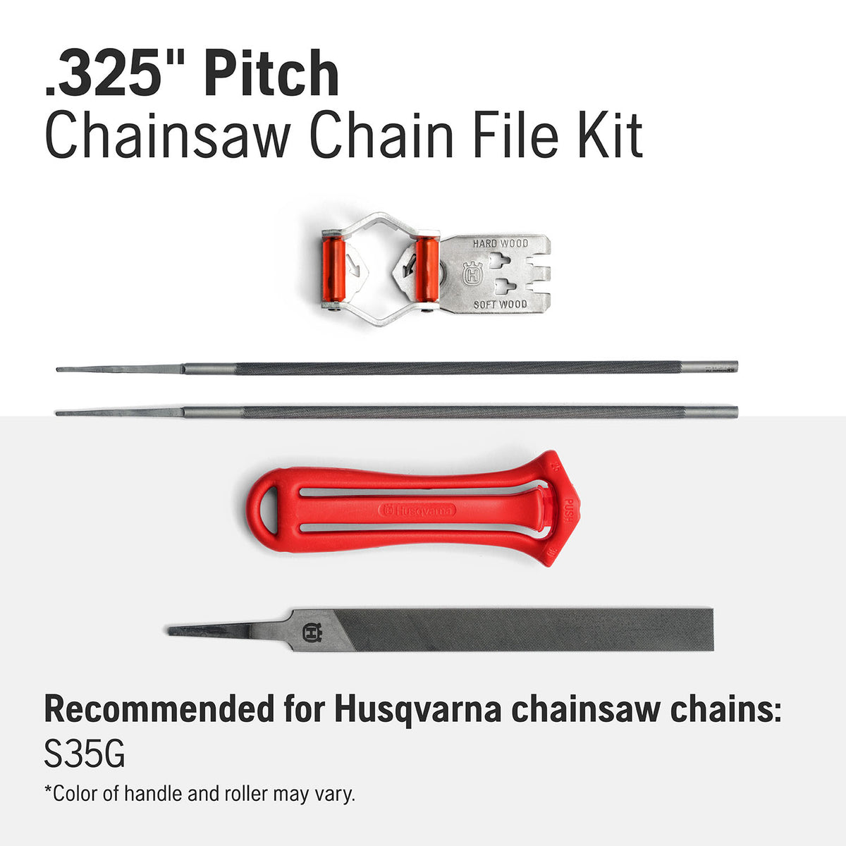 Husqvarna Chainsaw File Kit for .325-Inch Chainsaw Chains, X-Cut S35G