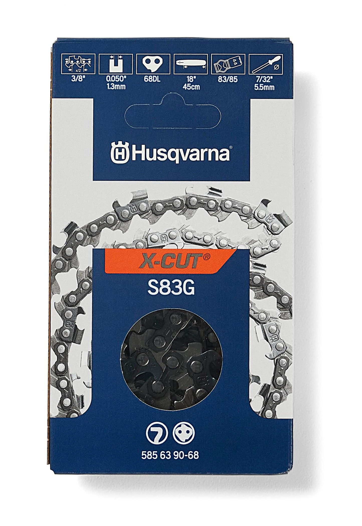 Husqvarna 18-Inch S83G Chainsaw Saw Chain - 585639068