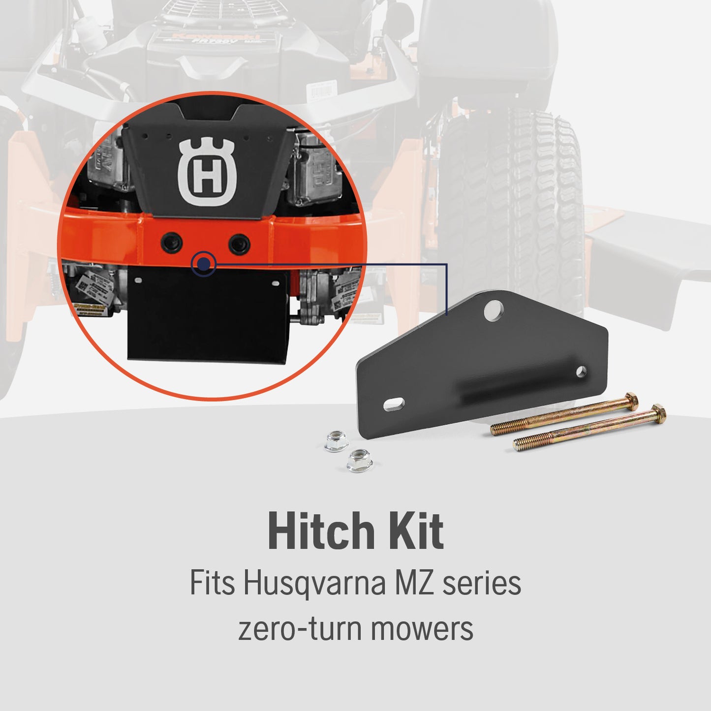 Husqvarna MZ Series Zero-Turn Hitch Tow Kit - 588971201