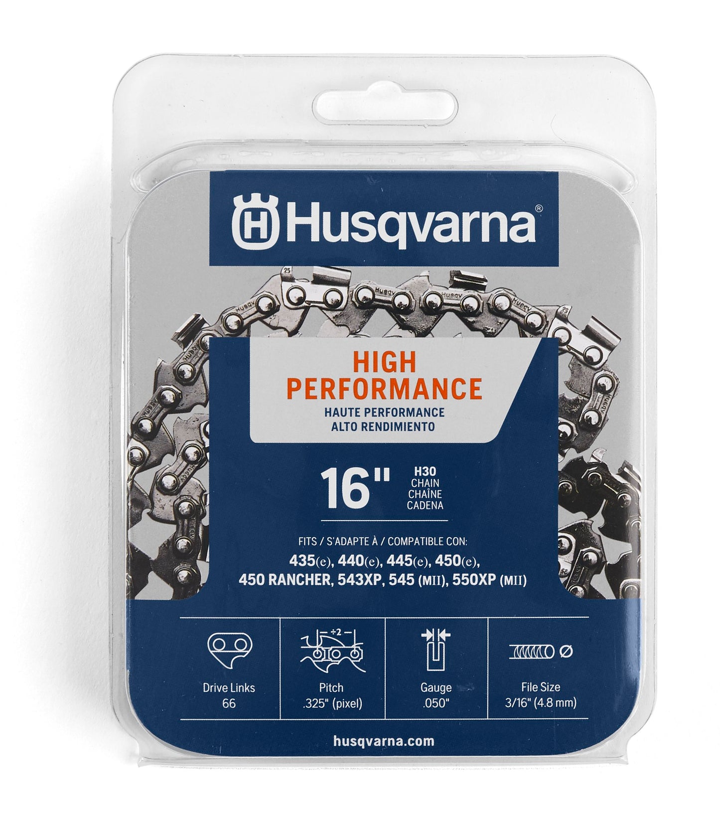 Husqvarna Husq H30-66 Clamshell Chain - 531300437