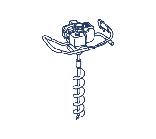 Husqvarna 326AI Professional Ice Auger - Heavy-Duty Gas Powered Ice Drilling Tool for Ice Fishing