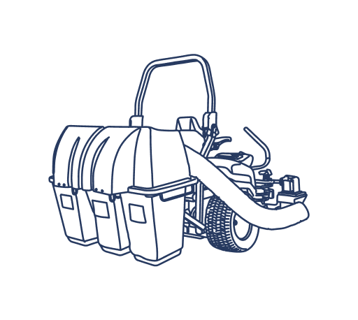 Husqvarna Z112 Z Zero Turn Mower Grass Collection System
