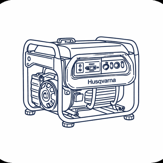 Husqvarna G5500P Heavy-Duty Portable Gas Powered Generator for Home Backup Power