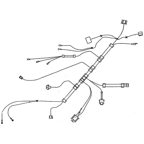 Husqvarna Lawn Tractor Main Wiring Harness - 501132901