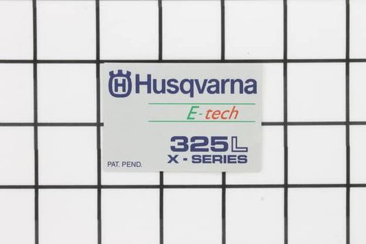Husqvarna Power Equipment Identification Decal - 503979827