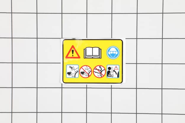Husqvarna Safety and Warning Instruction Decal - 503987401