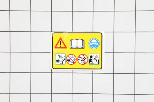 Husqvarna Safety and Warning Instruction Decal - 503987401