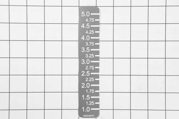 Husqvarna Mower Deck Height Decal - 525349701