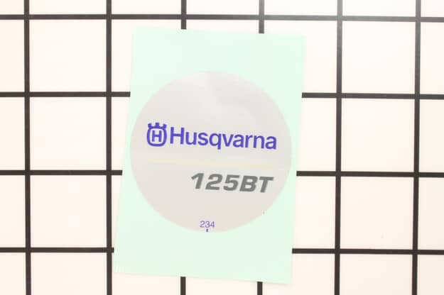 Husqvarna Outdoor Power Equipment Branding Decal - 531009502
