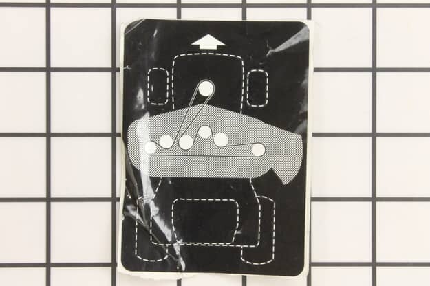 Husqvarna Safety Warning and Height Adjustment Mower Decal - 531229002