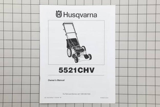 Husqvarna Power Equipment Owners Manual - 532190558