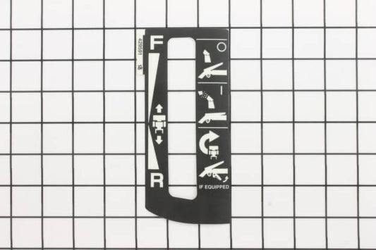 Husqvarna Dashboard Control Decal - 532429591