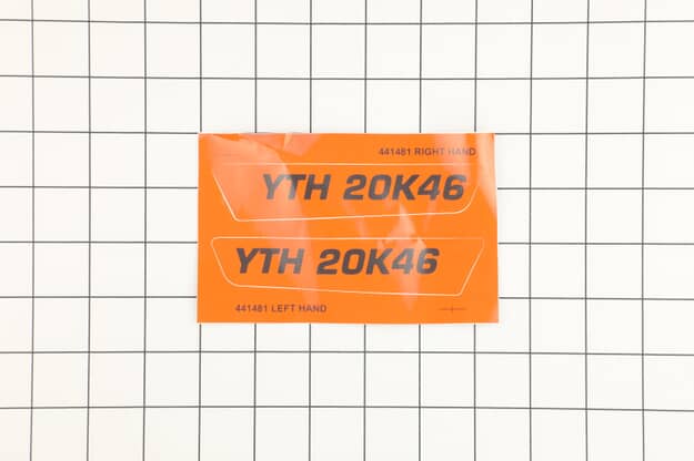 Husqvarna Decal.Sdpnl.Yth20K46.Set - 532441481