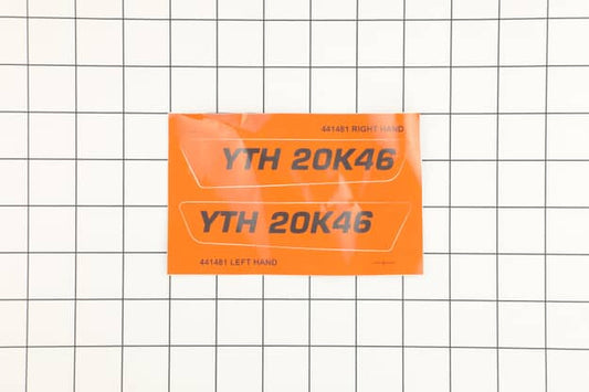 Husqvarna Decal.Sdpnl.Yth20K46.Set - 532441481