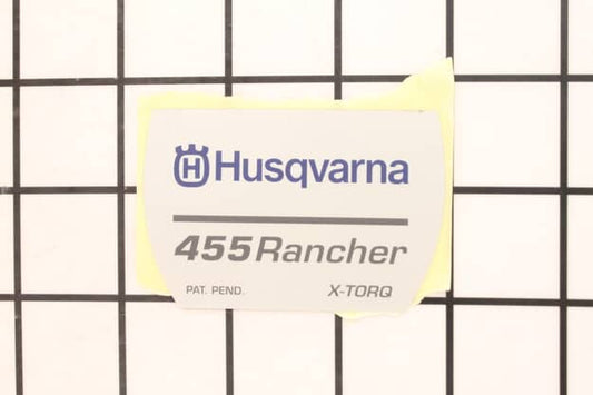 Husqvarna Lawn Mower Equipment Decal - 537323304