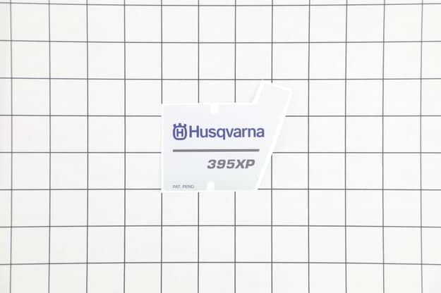 Husqvarna Equipment Identification Label - 537326701