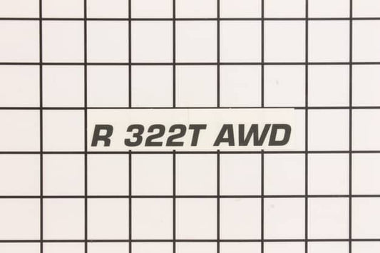 Husqvarna Power Equipment Model Decal - 537345204
