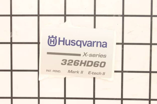 Husqvarna Power Equipment Branding Decal - 537353436