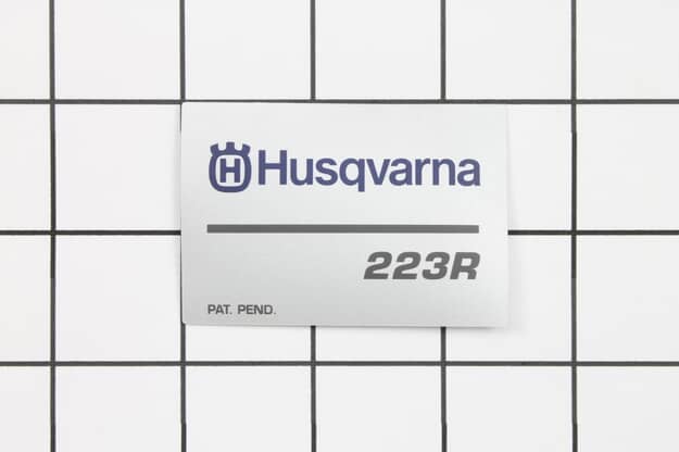Husqvarna Label, Starting Device - 537353451