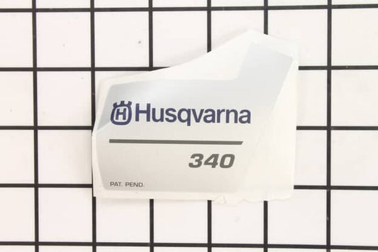 Husqvarna Equipment Model Identification Decal - 537370501
